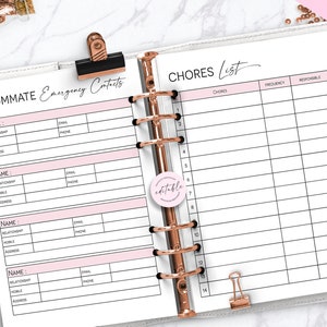 Student Dorm Room Planner, College Student Dorm Kit, Student Survival ...