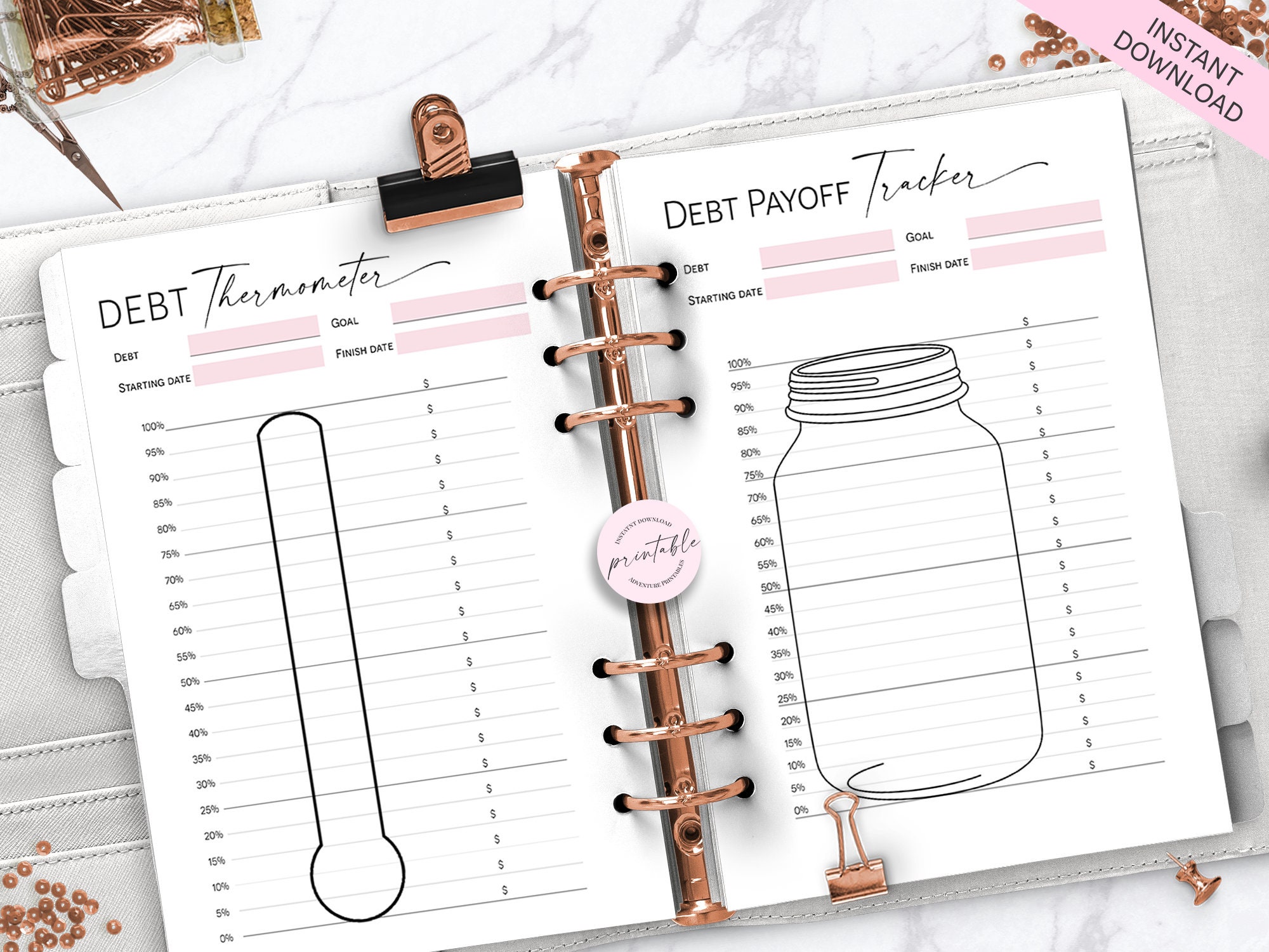 Baby Steps Progress Tracker Printable Planner Pages in A4 Ans | Etsy ...