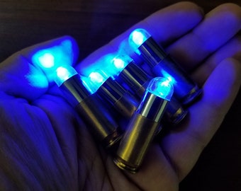 Blade Runner Prop Ammo for display - 5 LUMI-SHOK rounds Deckard cosplay light-up vampire hunter replicant underworld ultraviolet Tomenosuke