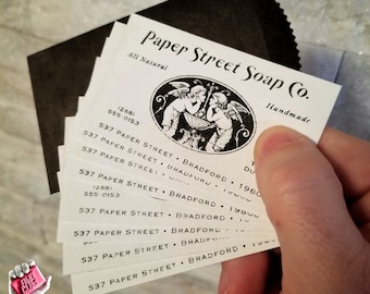 Tyler Durden Paper Street Soap Co. Business cards - novelty prop replicas from Fight Club - 10 cards. Heavy cardstock!