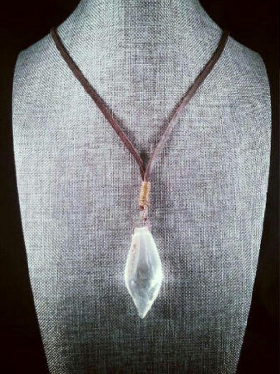 Jyn's Kyber Crystal Pendant Necklace or Keychain Trust in the