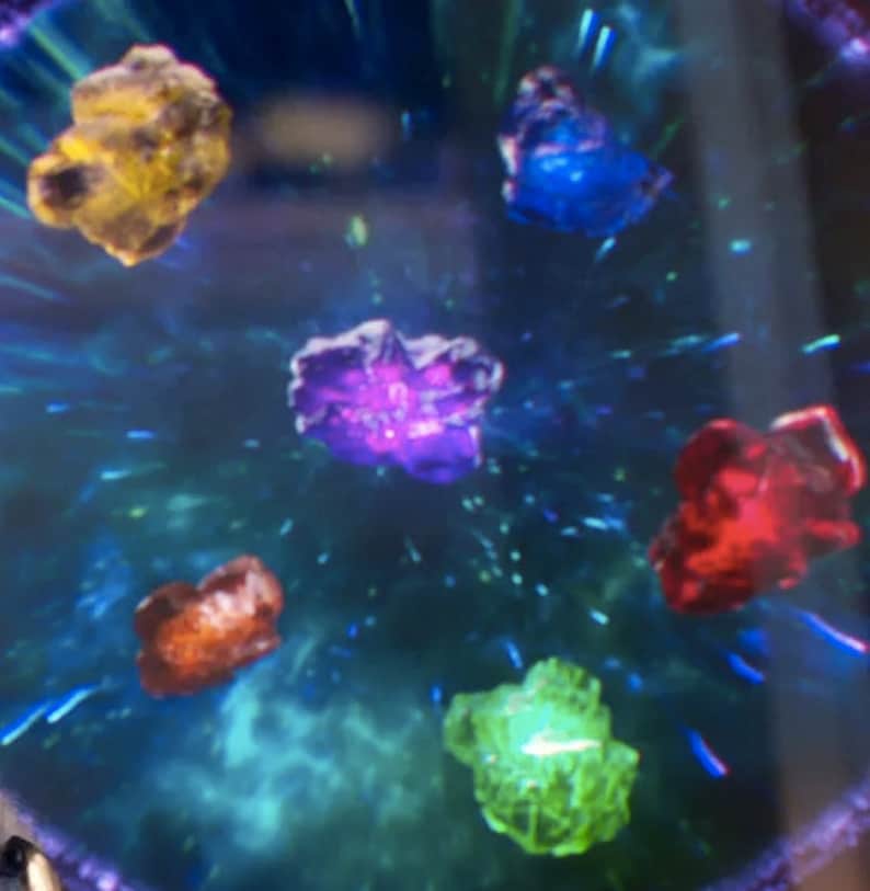 Piedra de poder púrpura - Piedras del infinito en bruto (INDIVIDUAL) - Réplica de gema de cosplay de Thanos del Guantelete del Infinito de los Vengadores imagen 8