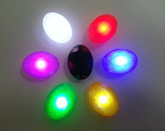 Infinity Gauntlet Stones (INDIVIDUAL) - Gem costume cosplay Star Lord Baby Groot Avengers Thanos purple blue green red yellow white orange