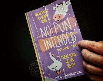 No Pun Intended Volume Too cover art - digital file - The Last of Us Will Livingston TLOU 2 Ellie & Joel prop replica joke cosplay game