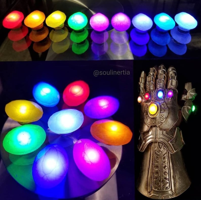 Infinity Gauntlet Stones INDIVIDUAL Gem Costume Cosplay Etsy
