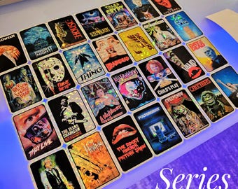 Vending Machine Prism Sticker 80s Vtg style Horror Holographic Prismatic Foil Super Stickers! Jason Freddy Myers Creepshow Evil Dead Zombies