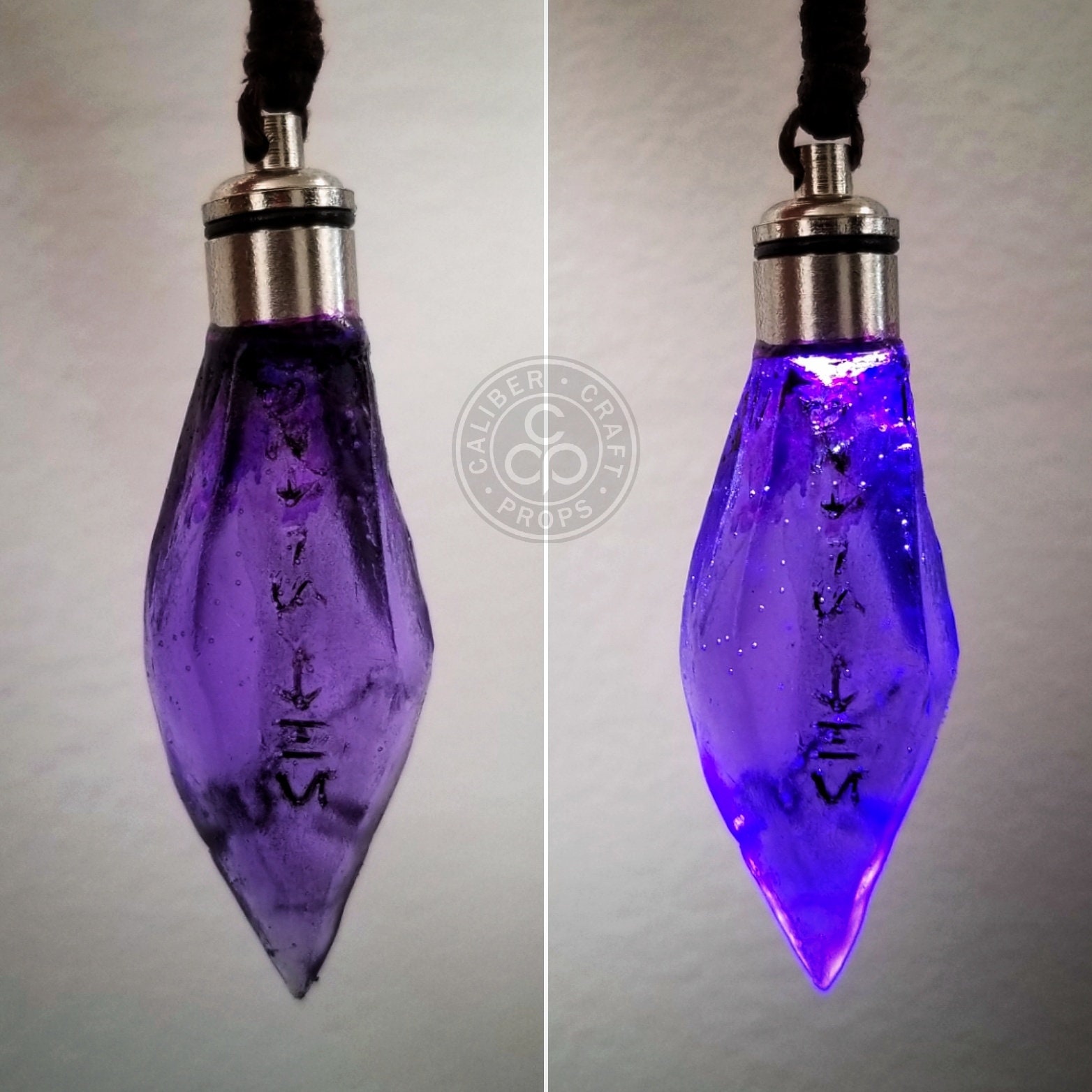 【BLACKPURPLE】25SS★ Wattasiwa Star Keyring Jyn's Purple Glowing Kyber Crystal - Star Wars, Trust in the