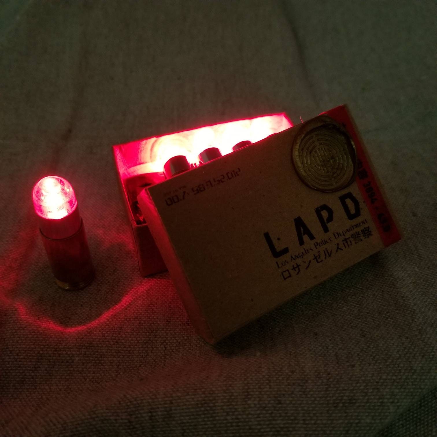 Blade Runner PKD Blaster Prop Ammo Box w/LUMI-SHOK rounds | Etsy