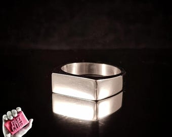 Tyler Durden's Steel Signet Ring from Fight Club, costume cosplay Vintage Limited Run (op523, shirt, mens, black sugar, Pitt, rare) WWTDW?