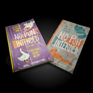 No Pun Intended Volume One & Too covers! Digital files only, The Last of Us Will Livingston TLOU 2 Ellie Joel puns prop replica joke cosplay