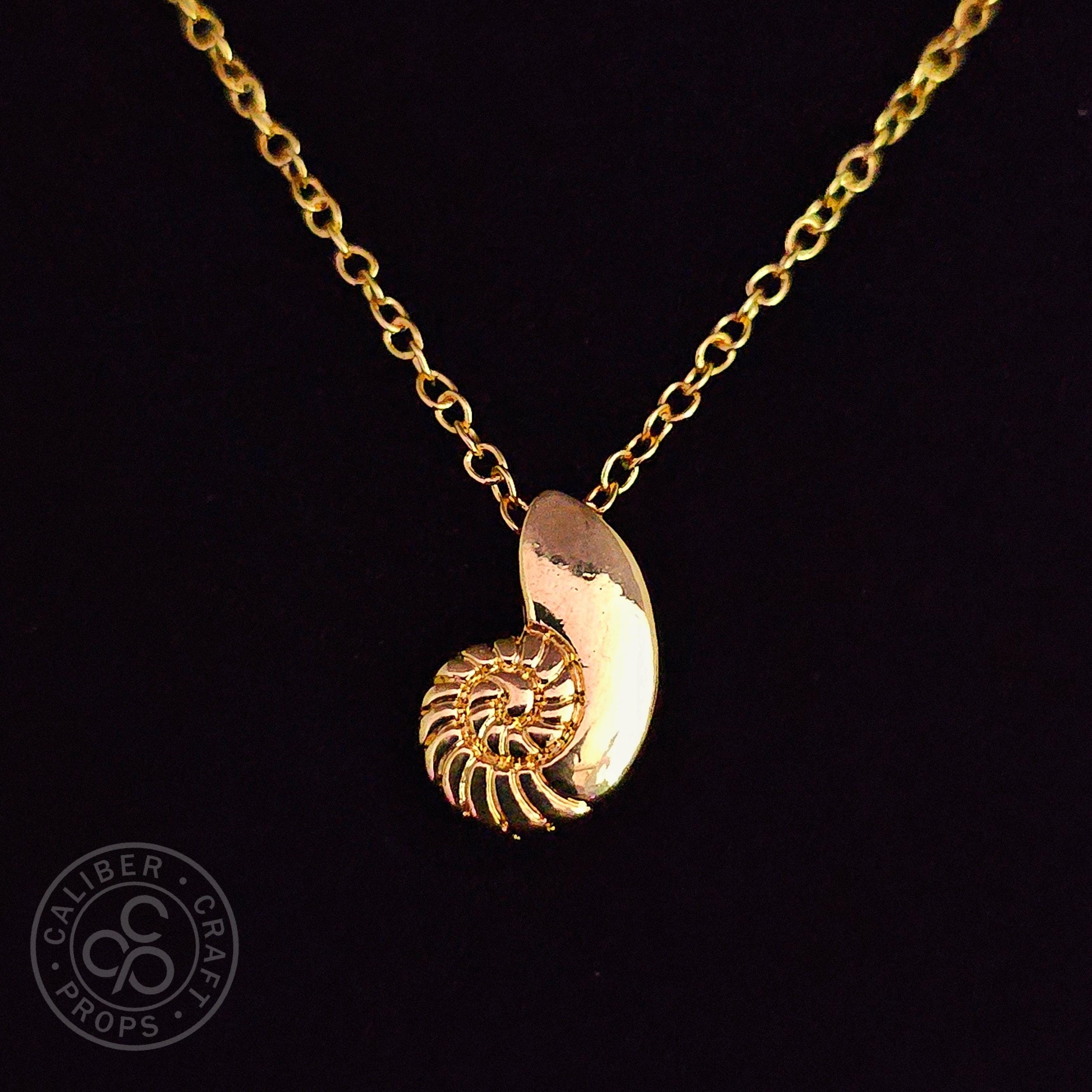 The Little Mermaid Shell Pendant Necklace - 20