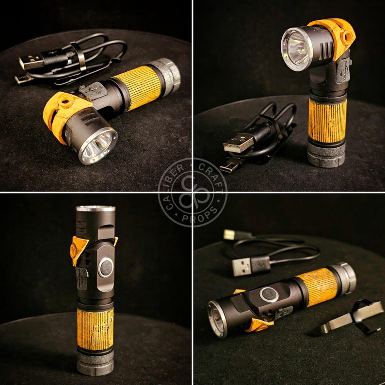 Babu Frik Flashlight metal construction for Disney Star Wars Galaxys Edge, Klang Anzellan or Hot Toys Droidsmith figure mandalorian grogu image 13