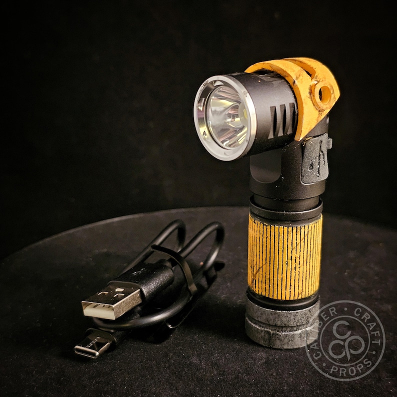 Babu Frik Flashlight metal construction for Disney Star Wars Galaxys Edge, Klang Anzellan or Hot Toys Droidsmith figure mandalorian grogu image 2