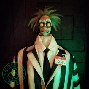 Beetlejuice Shrunken Head BOB Custom Made Soft Hand Painted Foam W beetlejuice-shrunken-head-bob-custom-made-soft-hand-painted-foam-w