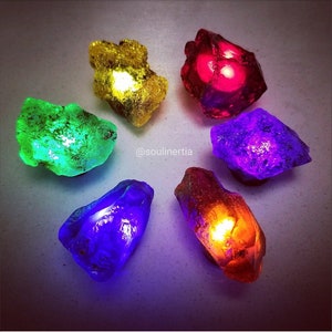 Piedra de poder púrpura - Piedras del infinito en bruto (INDIVIDUAL) - Réplica de gema de cosplay de Thanos del Guantelete del Infinito de los Vengadores imagen 5
