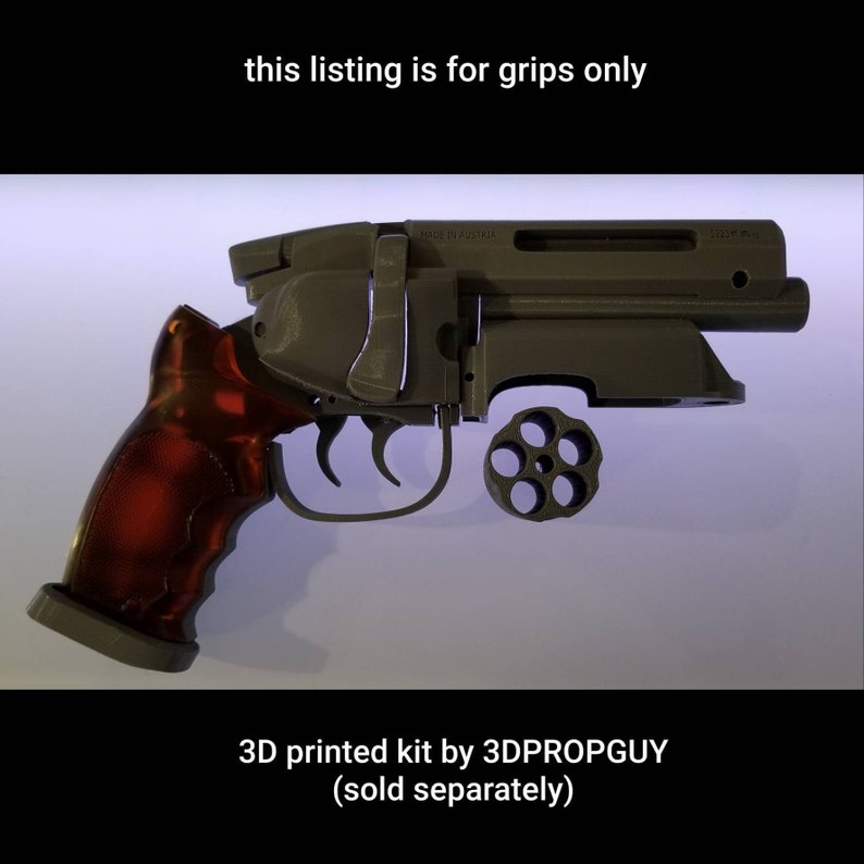 Custom Blade Runner Blaster Grips for 3DPROPGUY 3d Printed Etsy Ireland