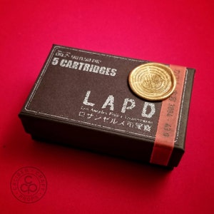 Blade Runner Black prop Ammo Box SOLAMENTE (Sin lumi-shok) Deckard cosplay replicante Tomenosuke Blaster LAPD bladerunner 2049 scifi display 3D kit