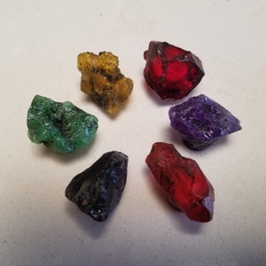 Piedra de poder púrpura - Piedras del infinito en bruto (INDIVIDUAL) - Réplica de gema de cosplay de Thanos del Guantelete del Infinito de los Vengadores imagen 6