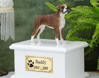 NEW ArtDog dog keyring and necklace in casket toungue/&pointed ears Dog keyring for dog lovers PRESTIGE set Boxer limited edition