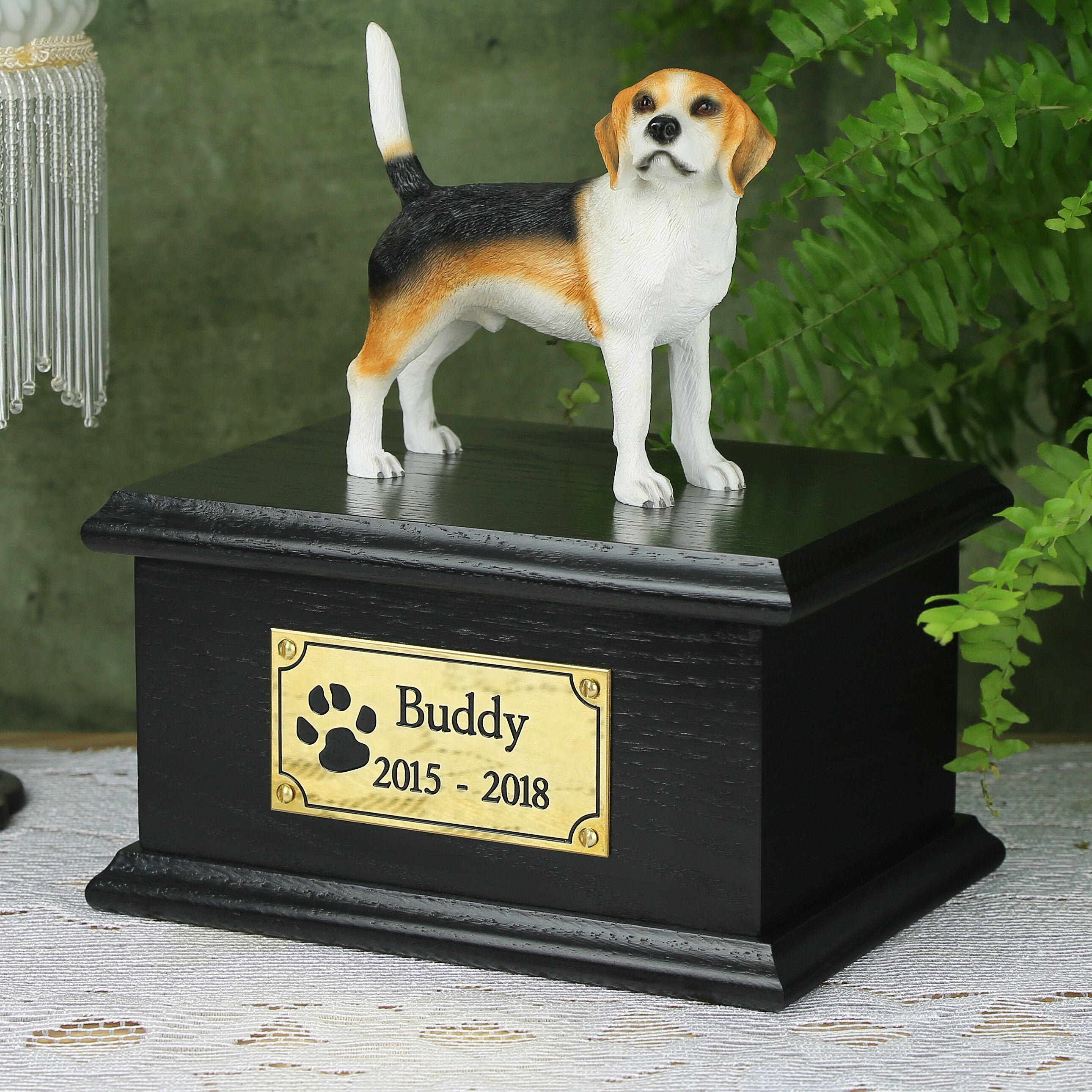 beagle cremation urn