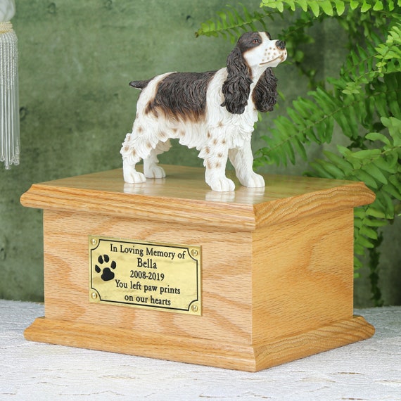 cocker spaniel ashes urn