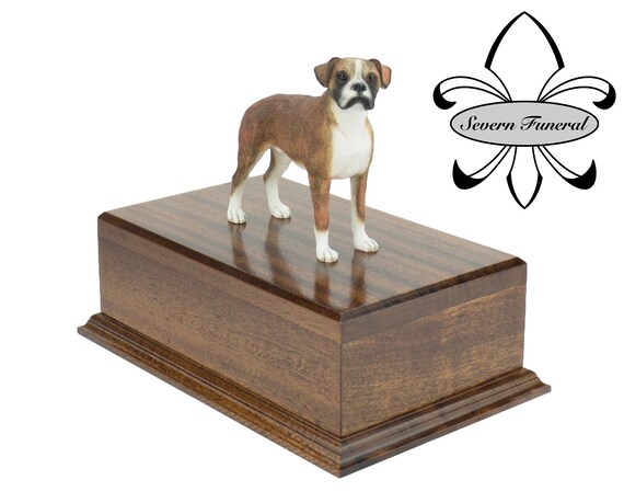 Luxus Massivem Holz Mahagoni Urne Haustier Hund Asche Etsy