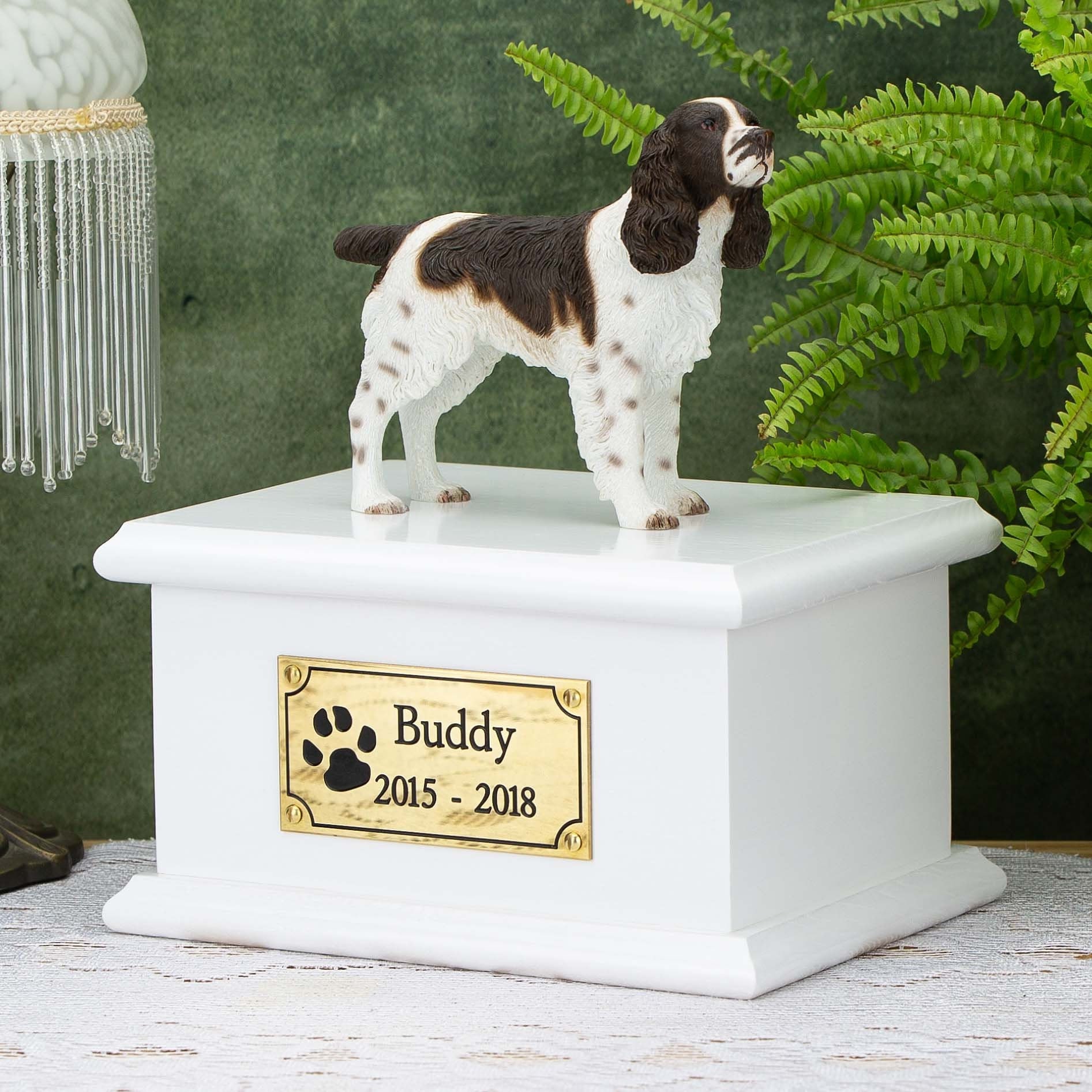 springer spaniel urn