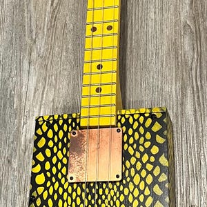 Cigar Box Guitar Playable Wall Art