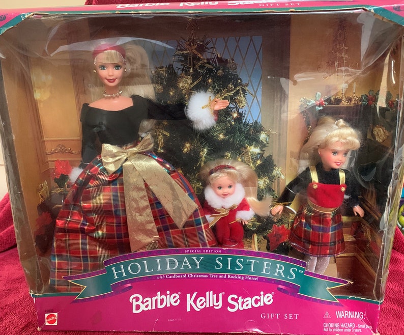 barbie holiday sisters gift set