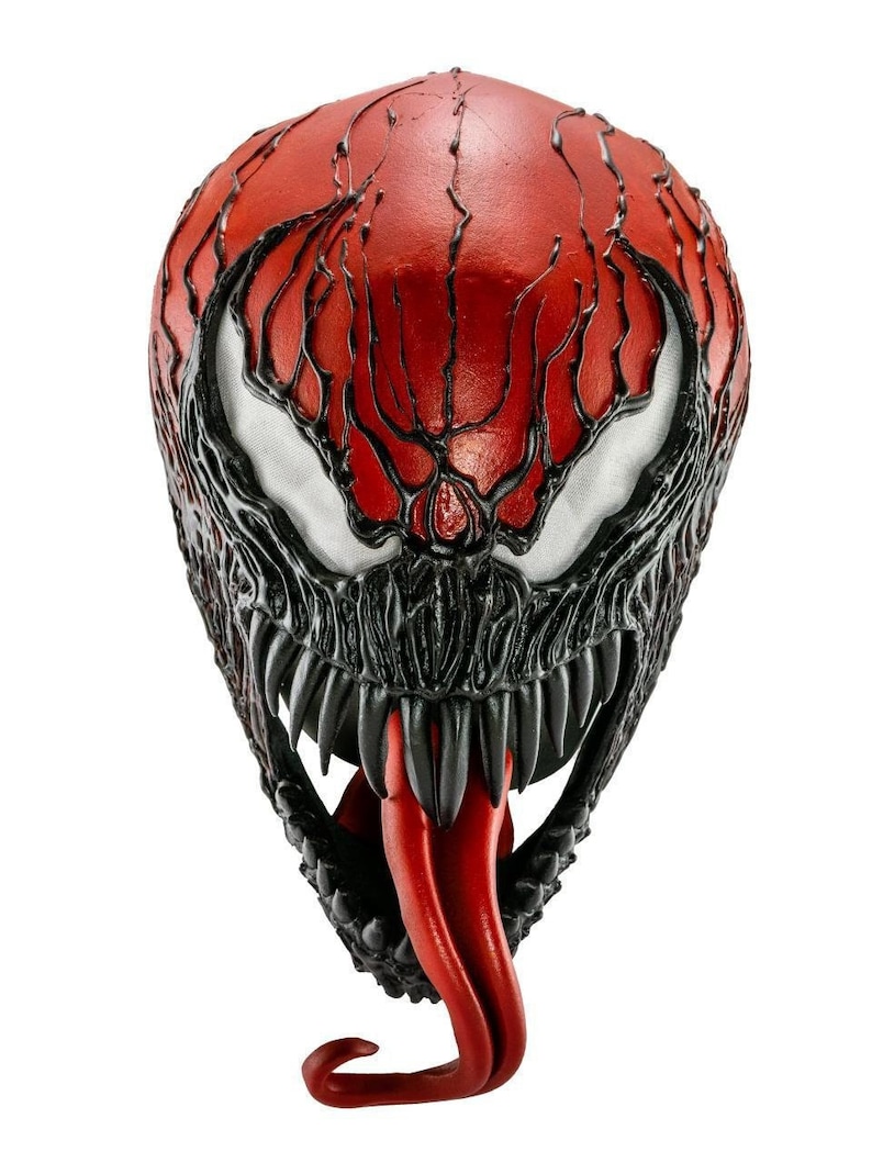 Carnage. mask Cosplay. Marvel.Red symbiot.Carnage helmet.Movie Etsy