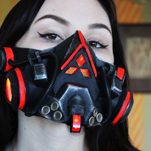 cyberpunk mask, respirator, face mask