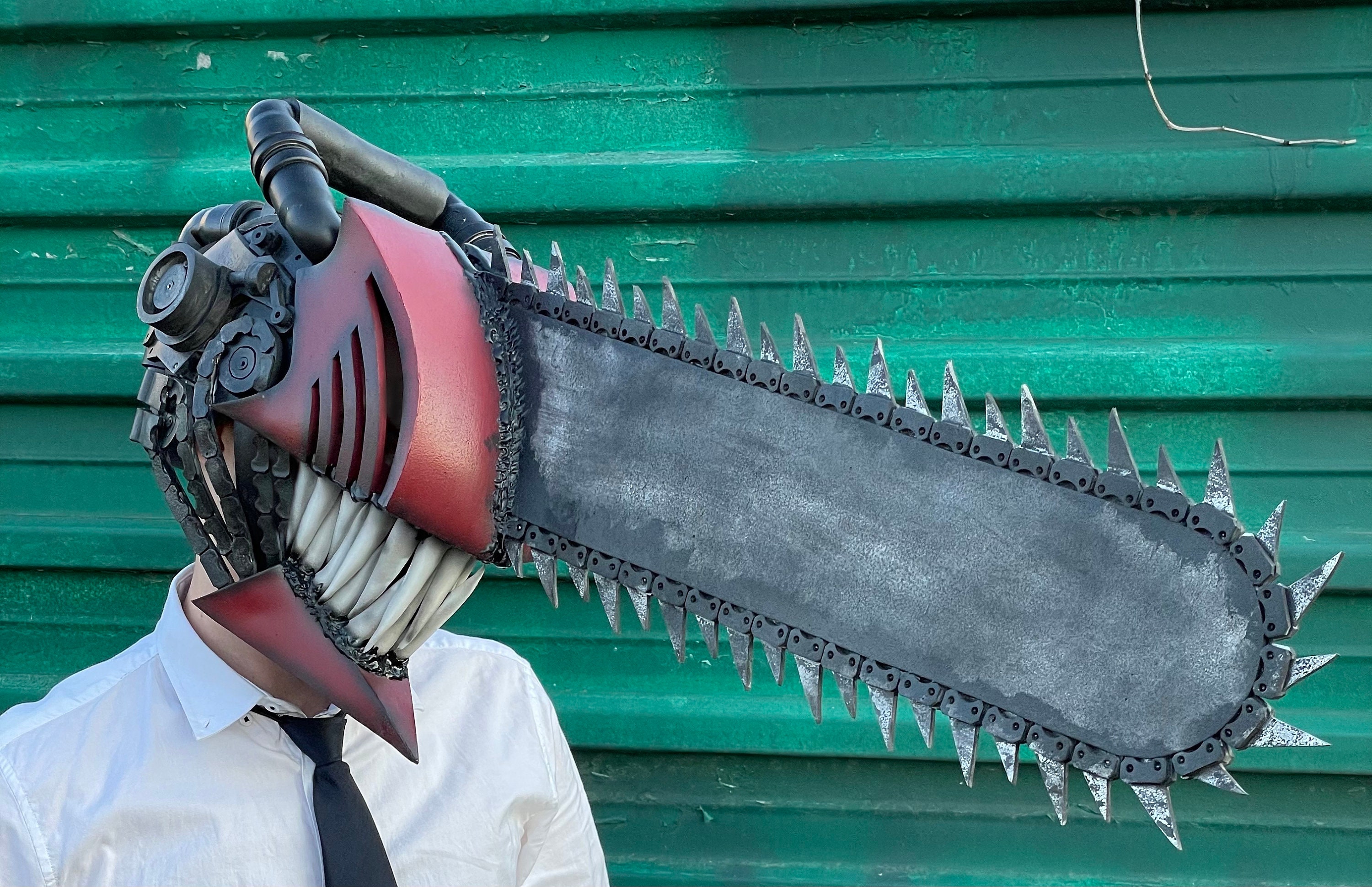 Chainsaw Man Denji Mask Cosplay Helmet - Aesthetic Shop