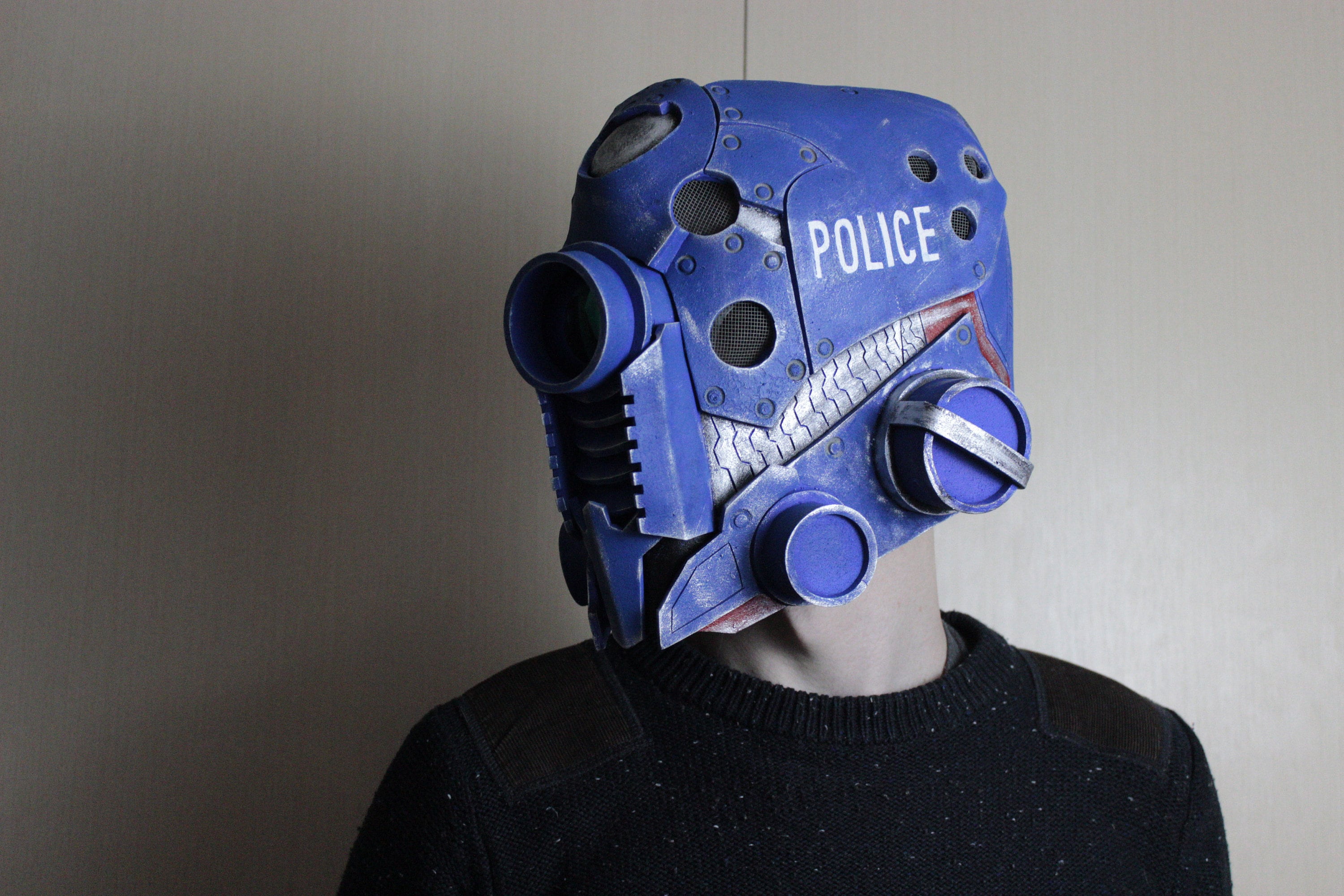 Cyberpunk helmet Cyberpunk 2077 stempunk helmet robot Etsy