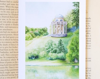 Pride and Prejudice Watercolor Art Print