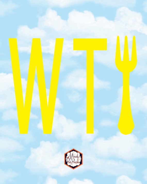 The Good Place What The Fork Print Digital Download, Printable, Typography, Wall Art, Birthday Party Decor Il_570xn