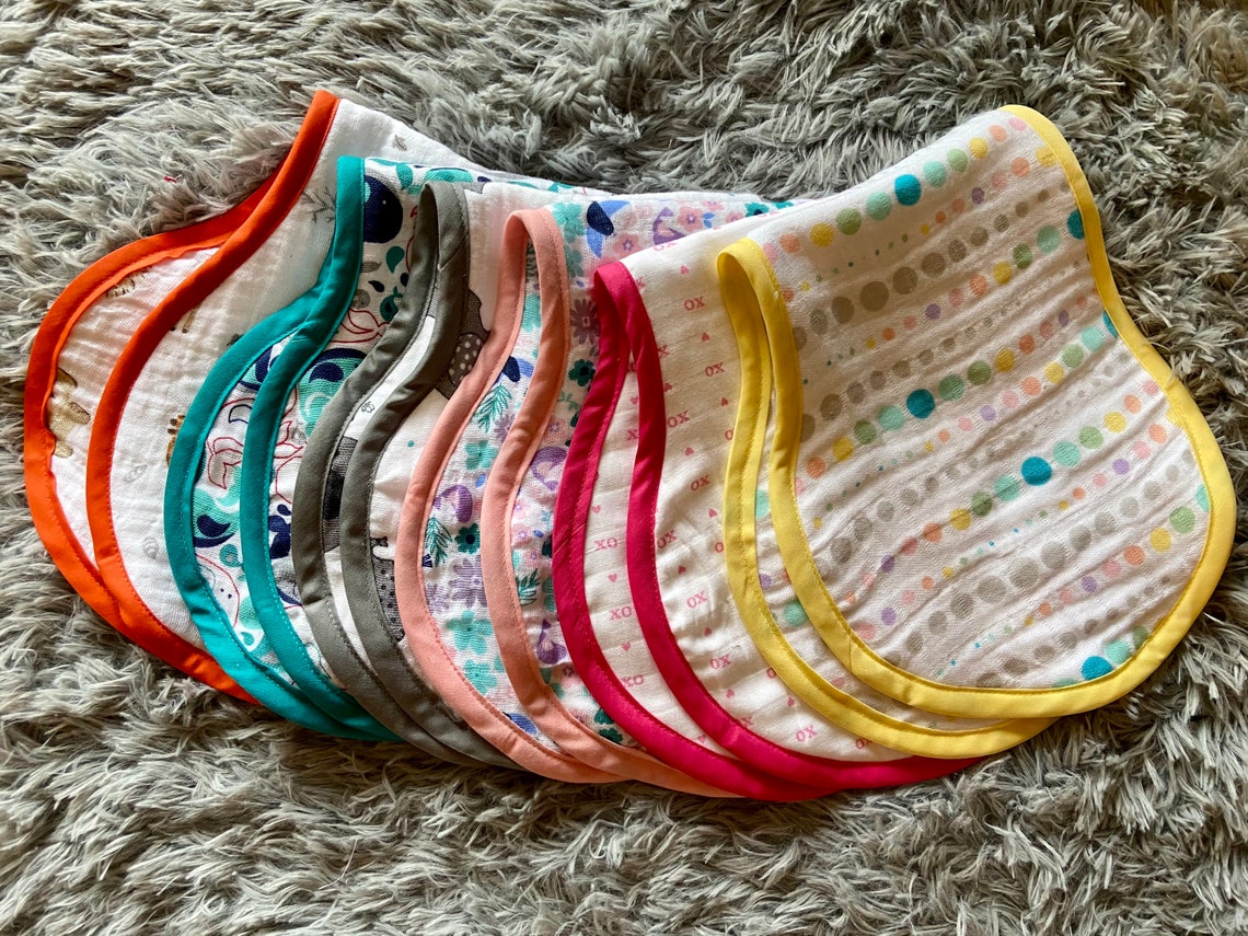 Burp Cloths Burp Rags Super cute and Super absorbent Etsy