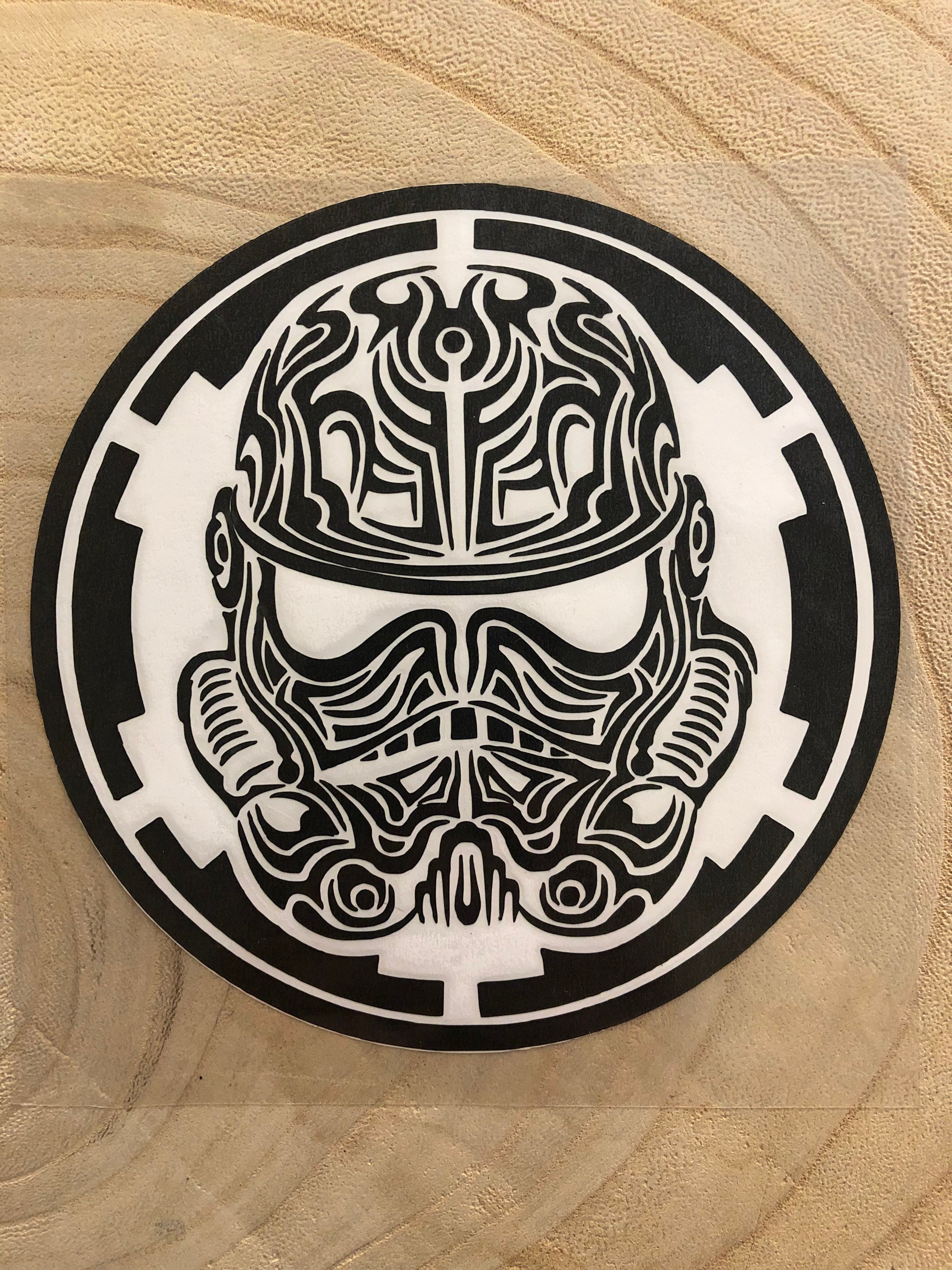 storm trooper window decal