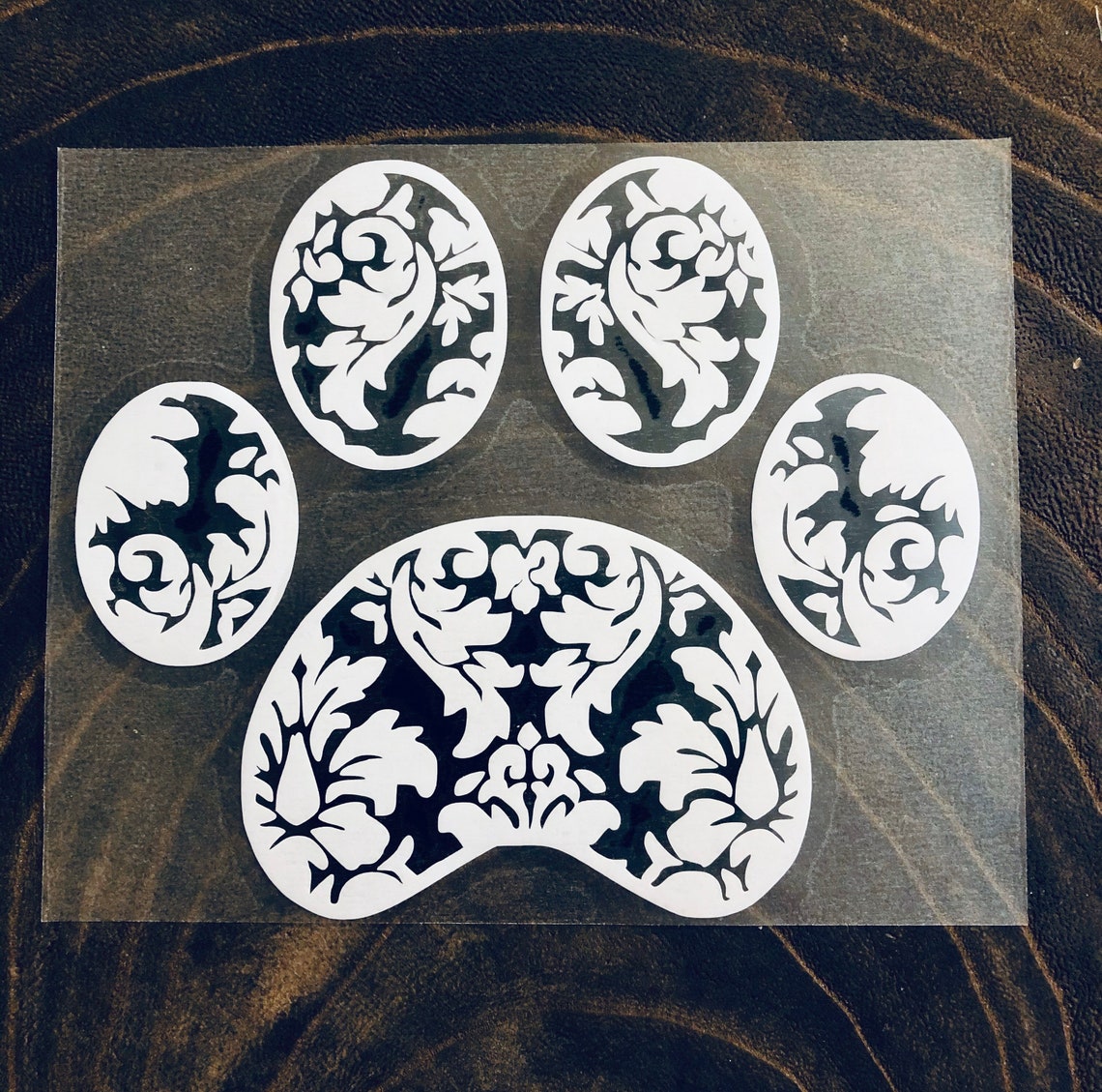 paw print window clings paw print window clings