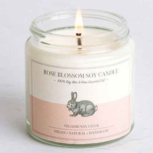 Rose Geranium Soy Candle main image 1