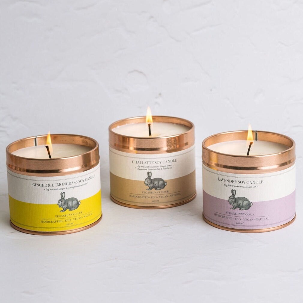 Best-Seller Candle Set | 3 Fait à La Main avec Des Huiles Essentielles - Vegan & Plastic Free Compan