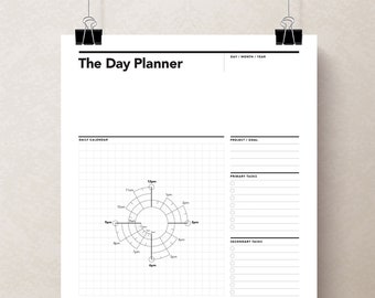 Chronodex Day Planner, Daily Planner, Daily Agenda, Project Planner, Time Planner, Personal Planner, Daily Action Plan, Student Agenda