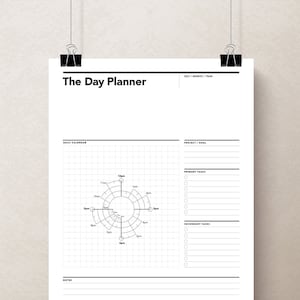 Chronodex Day Planner, Daily Planner, Daily Agenda, Project Planner, Time Planner, Personal Planner, Daily Action Plan, Student Agenda