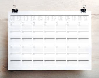 project planner project schedule gantt chart project etsy