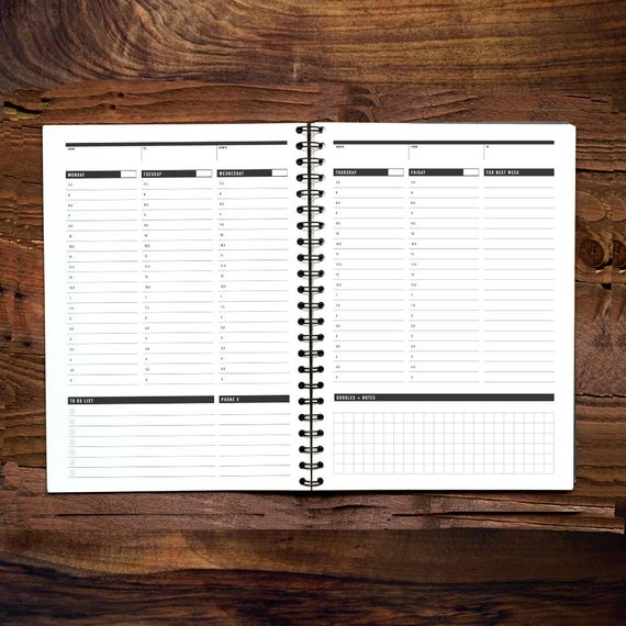 Printable Weekly Planner Daily Agenda Plan Printable Weekly | Ireland
