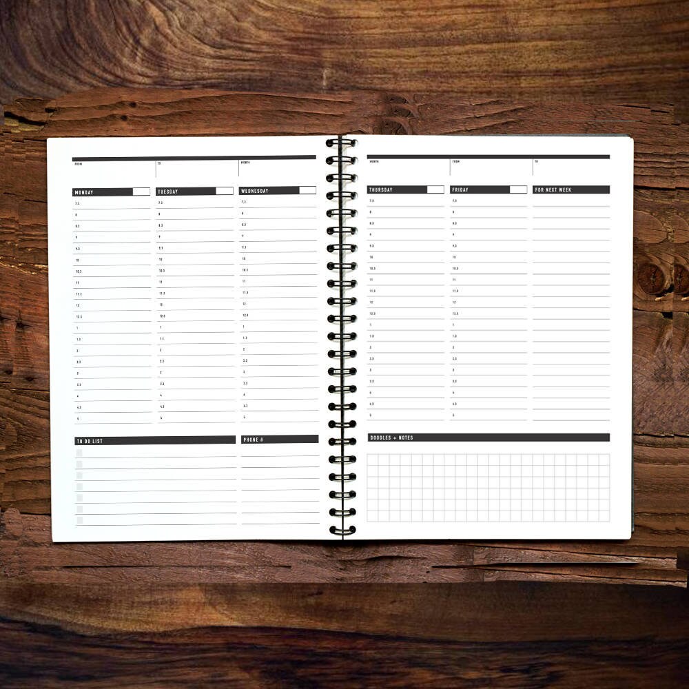 Printable Weekly Planner, Daily Agenda Plan, Printable Weekly to Do ...