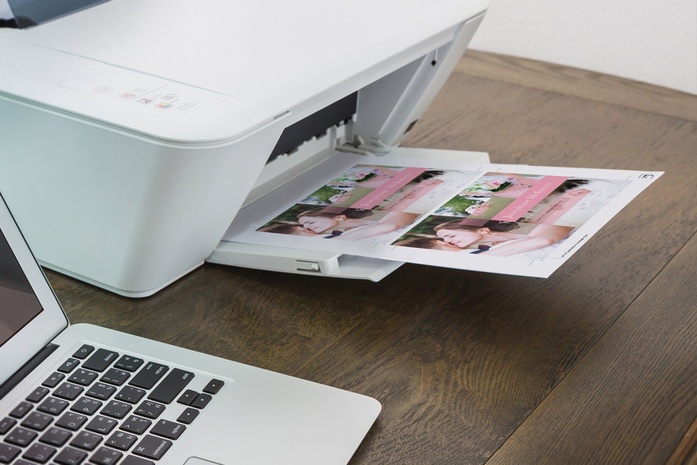 Printable Postcard Template, MS Word Template, Photo Card Marketing Kit ...