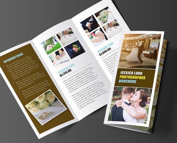 printable brochure template design rack template editable etsy