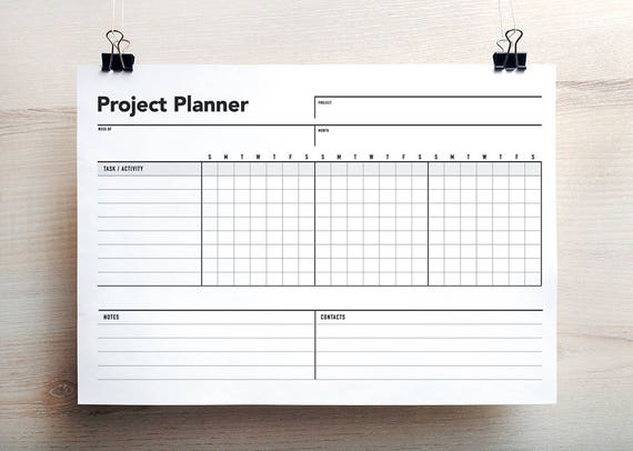 Gantt Chart Paper