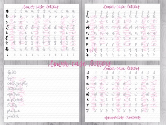 calligraphy worksheets