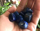 Lapis lazuli Tumbled Premium quot AAA quot